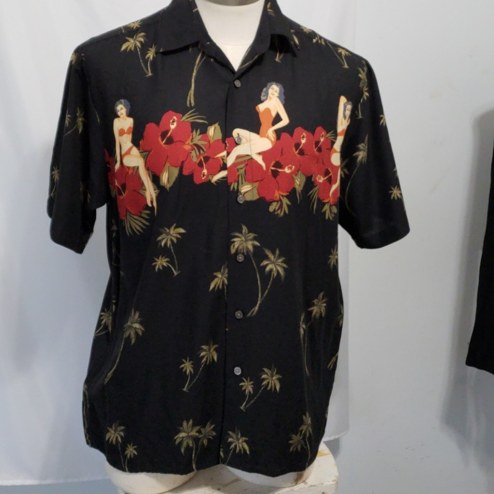 Natural Issue Hawaiian Black Palm Trees Pinups - Picture 1 of 4